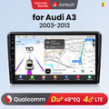 6+128GB Android 13 Für Audi A3 S3 RS3 2003-2013 Autoradio Carplay GPS Navi WIFI