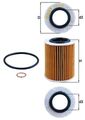 KNECHT Ölfilter OX 825D Filtereinsatz für BMW F30 F20 F21 F31 F80 63,5mm 1er 3er