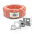 100m Cat7 Netzwerkkabel Netzwerkdose Cat6a Dose Lan Cat 7 Kabel Verlegekabel