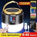 Solar Camping Licht Power Bank LED Camping Laternen Mit Fernbedienung Powerbank