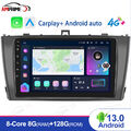 8+128GB Android 13 Carplay Autoradio Für Toyota Avensis 2009-2015 GPS Navi WIFI