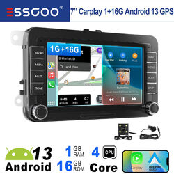 Für VW GOLF 5 6 Polo Touran Passat Autoradio Carplay Android 13 GPS NAVI MIK KAM