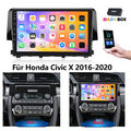 32GB Android 13 Autoradio Navi Bluetooth Player Für Honda Civic X 2016-2020 +DAB