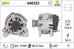 VALEO 440323 GENERATOR FÜR AUDI SKODA VW SEAT A3 SPORTBACK + A1 SPORTBACK 10-13