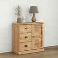 Sideboard Schubladen Kommode Highboard Anrichte Schrank Massivholz Kiefer vidaXL