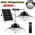 Solarleuchte Solarlampe mit Fernbedienung 2000 LM Fluter Strahler Pendelleuchte