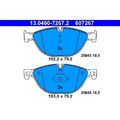 ATE Bremsbelagsatz, Scheibenbremse für BMW 13.0460-7267.2