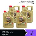 Castrol Power 1 Racing 4T 10W-40 Motorradöl JASO MA2 API SN 4x4 Liter = 16 Liter