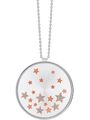 Julie Julsen Damen Collier Sterne Silber 925 Bicolor Rose 48,5 cm JJNE0627.1