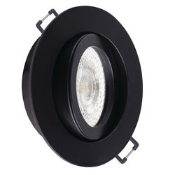 LED Einbaustrahler flach Spot 230V Einbau Leuchten Deckenstrahler Set 5W nd NERO