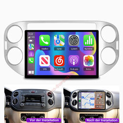 8 core Für VW Tiguan 5N 2007-2014 Android 13 Autoradio 4+64G Carplay GPS Navi