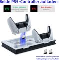 für PS5/PS5 Digital Edition PS5 Controller Ladestation Vertical Stand mit Lüfter
