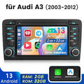 32G Carplay Android 13 Autoradio GPS BT SWC Navi BT USB für Audi A3 S3 RS3 8P 8V