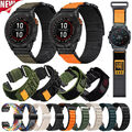 Quickfit Nylon Canvas Armband Für Garmin Fenix 7 7X 6 6X Pro 5 5X Plus 3 HR 965