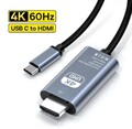 USB-C zu HDMI Kabel 4K UHD Typ C HDMI für Samsung Huawei Sony Xiaomi TV PREMIUM