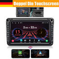 8" Apple Carplay Android 13 Autoradio GPS Navi Für 2 DIN VW GOLF 5 6 Passat FAN