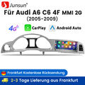 8.8"Android 13 Autoradio CarPlay GPS Navi Für AUDI A6 C6 MMI 2G 2005-2010 4+64GB