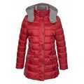 Fuchs Schmitt Steppjacke Übergangsjacke Rot changierend Paspeln 34 36 38