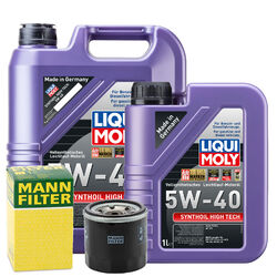 Motoröl 5W40 LIQUI MOLY Synthoil High Tech 6L +MANN Ölfilter