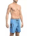 Bikkembergs Mehrlagige Badeshorts mit elastischem Bund und Logo-Detail  -