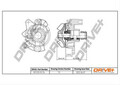 DR!VE+ WASSERPUMPE MIT DICHTUNG passend für NISSAN INTERSTAR PRIMASTAR OPEL