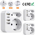 Reiseadapter DE auf USA UK GB England 3pin Steckdose Reisestecker Adapter Strom.