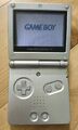 Nintendo Game Boy Advance SP Silber Handheld-Spielkonsole