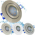 2 - 10er Sets LED Bad Einbaustrahler Aqua44 - 230V Feuchtraumstrahler und Dusche