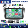 DAB+ Für Mazda 3 2010-2013 Android 13 Autoradio 9" GPS Navi BT 1+32GB WIFI + Kam