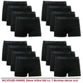 10er Pack Herren Boxershorts Retroshorts Baumwolle Unterhose Unterwäsche Schwarz