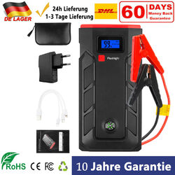 Auto KFZ Starthilfe Jump Starter 27000mAh 2000A Ladegerät Booster Powerbank PKW