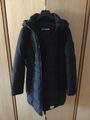 KHUJO Damen Jacke Winterjacke Steppjacke Übergangsjacke Kapuze Gr. M Schwarz NEU