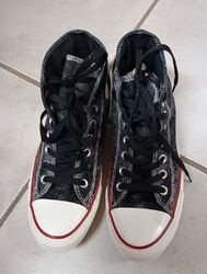 Converse All Star Chuck Taylor Gr.39,5 Chucks  Sneaker Schwarz Schwarze Schuhe