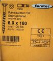 Eurotec Spanplattenschrauben 6 x 180 Torx Senkkopf Holzbauschrauben verzinkt