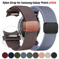 Für Samsung Galaxy Watch 7 FE 6 5 4 40 44mm 45mm 43 47mm Magnetic Nylon Armband