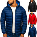 Winterjacke Steppjacke Sweatjacke Jacke Wärmejacke Zip Herren BOLF 4D4 Kapuze