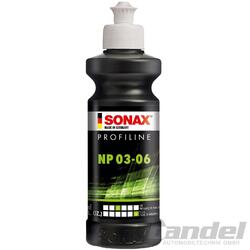 1x 250ml SONAX PROFILINE NANOPOLISH NP 03-06 GLANZ SCHLEIFPOLITUR SILIKONFREI