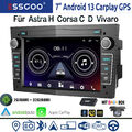 DAB+ Für Opel Corsa C D Astra H Zafira Carplay Android 13 Autoradio KAM GPS Navi