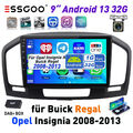 32G DAB+ Autoradio Für Opel Insignia A 2008-2013 GPS Navi CarPlay Android 13 cam