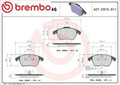 Brembo P85146 Bremsbelagsatz für Scheibenbremse Bremsbelagsatz 