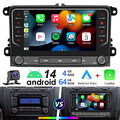 Für Golf 5 6 Plus Touran Caddy Jetta Autoradio Android 14 4+64G Carplay GPS NAVI