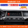 4G LTE Android 13 8Core 4+64G Carplay Autoradio GPS WiFi Für BMW 5er F10 F11 NBT