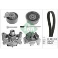 1x Wasserpumpe + Zahnriemensatz Schaeffler INA 530 0198 30 passend für NISSAN