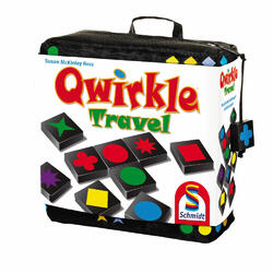 Schmidt Spiele Qwirkle Travel Familienspiel Brettspiel Holzsteine bis 4 Spieler