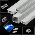 Alu Profil für LED Streifen Stripes Stripe Aluminium Aluprofil Leiste Schiene