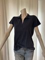 Marc O'Polo Damen Polo Shirt Gr. L navy / blau Basic Shirt