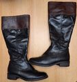 Gabor Damen Stiefel Gr.  37  ( 4 ) Leder  schwarz Winterstiefel