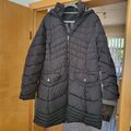 Steppjacke Steppmantel schwarz Größe 46 mit Kapuze,  sehr gut