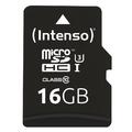 Intenso microSD 16GB UHS-I Professional Speicherkarte inkl. SD-Adapter extern