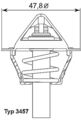 BorgWarner (Wahler) Thermostat Kühlmittel 3457.90D für MERCEDES KLASSE W203 S203
